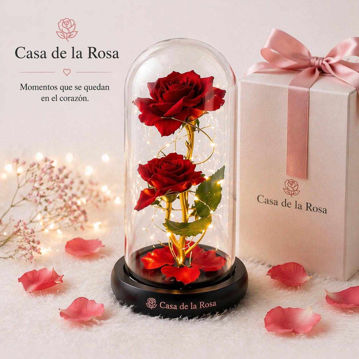 Luz de Rosa LED